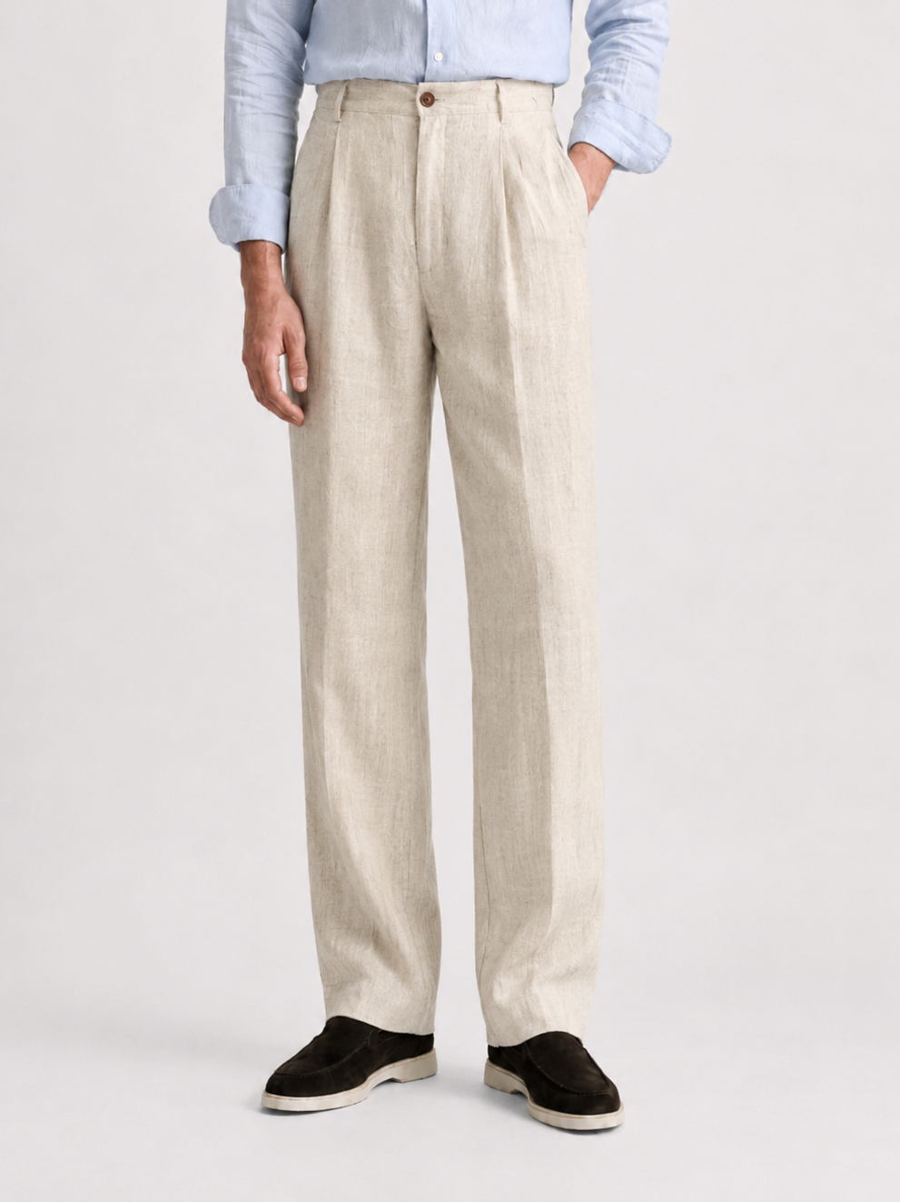 Relaxed Linen Trousers