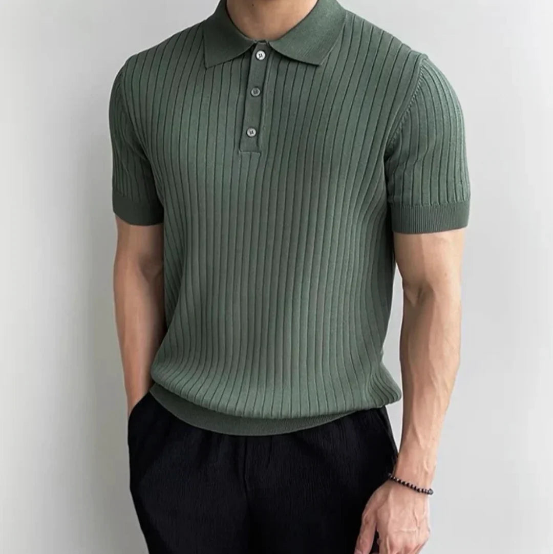 Lucca Ribbed Polo