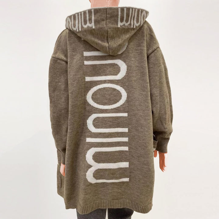 Kvinnors Stickad Cardigan Elegant