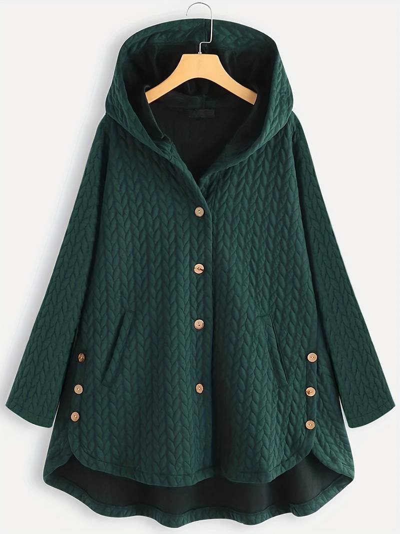 Kvinnors Vinterjacka Med Stil