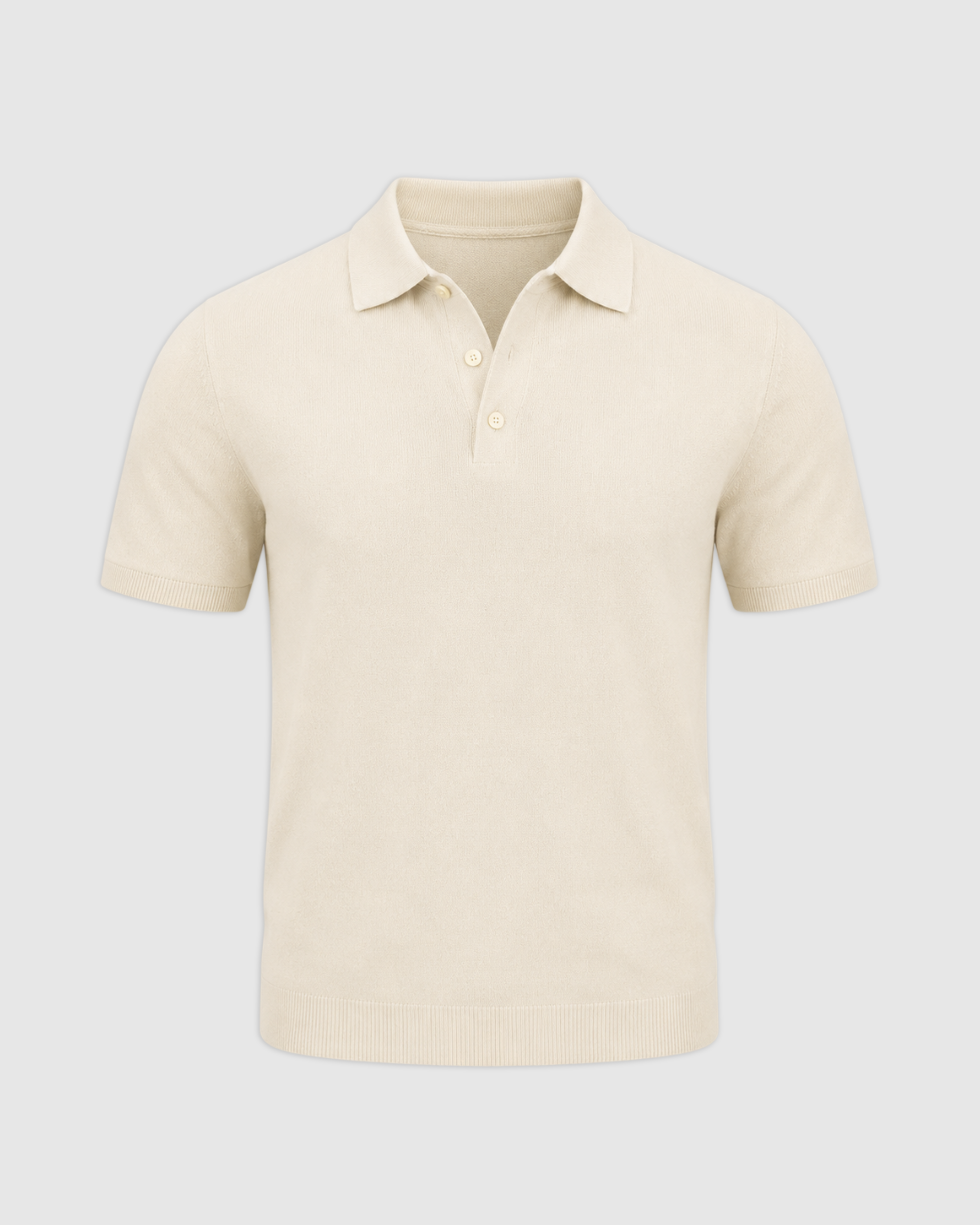 Lugano Knitted Polo Shirt