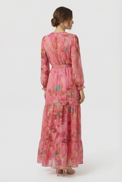 Women's Lightweight Pink Maxi Dress