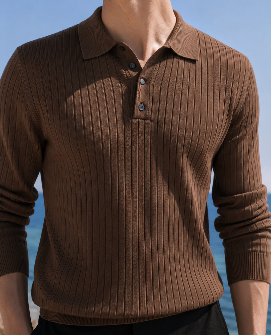 Troyes Long-Sleeve Polo