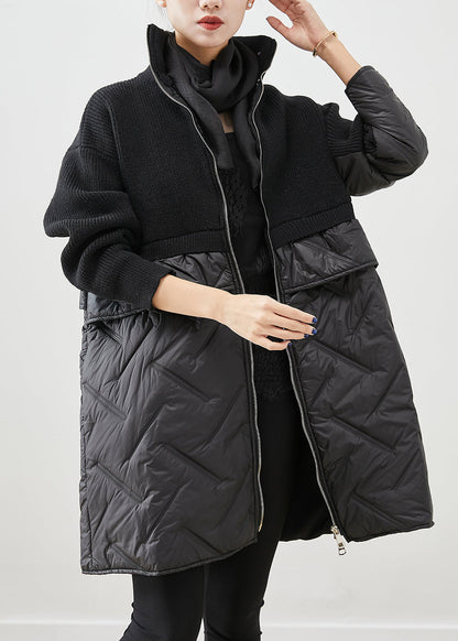 Damens Kappa med Dragkedja och Patchwork