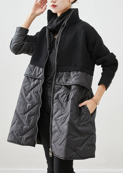Damens Kappa med Dragkedja och Patchwork
