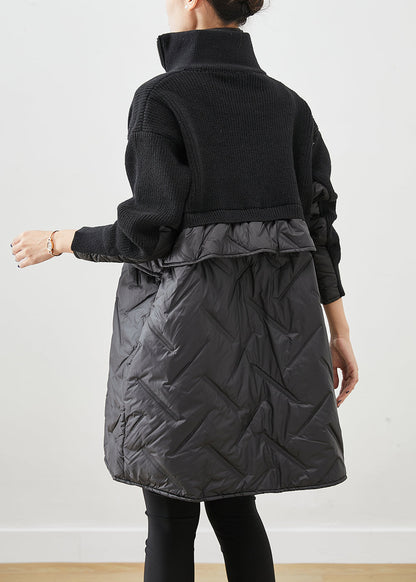 Damens Kappa med Dragkedja och Patchwork