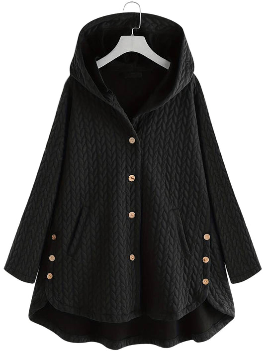 Kvinnors Vinterjacka Med Stil