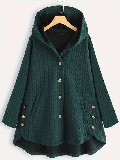 Kvinnors Vinterjacka Med Stil