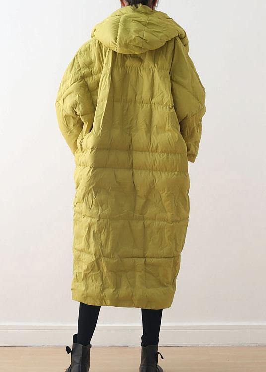 Lång Jacka Dam Retro Dunfyllning Varm och Bekväm