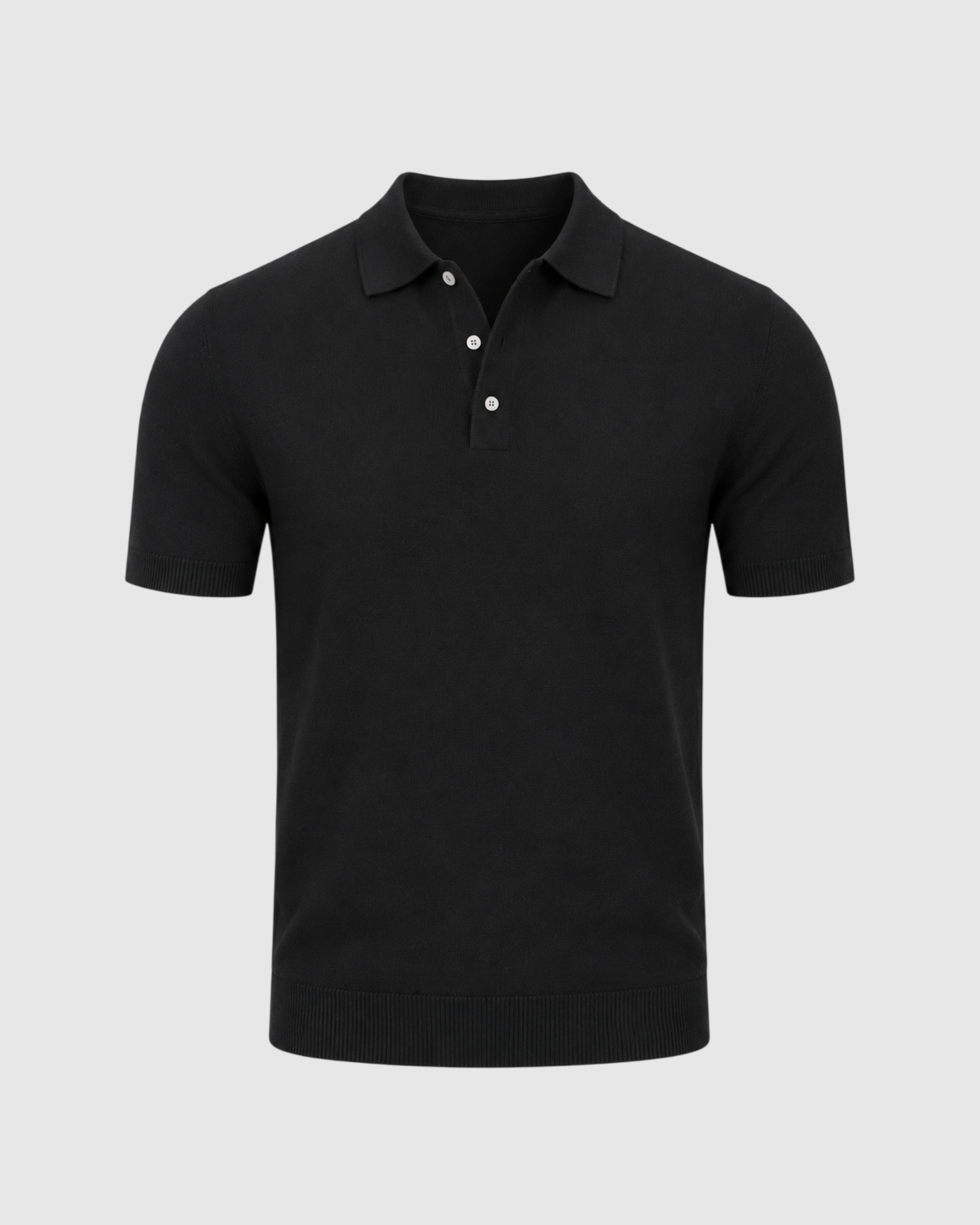 Lugano Knitted Polo Shirt