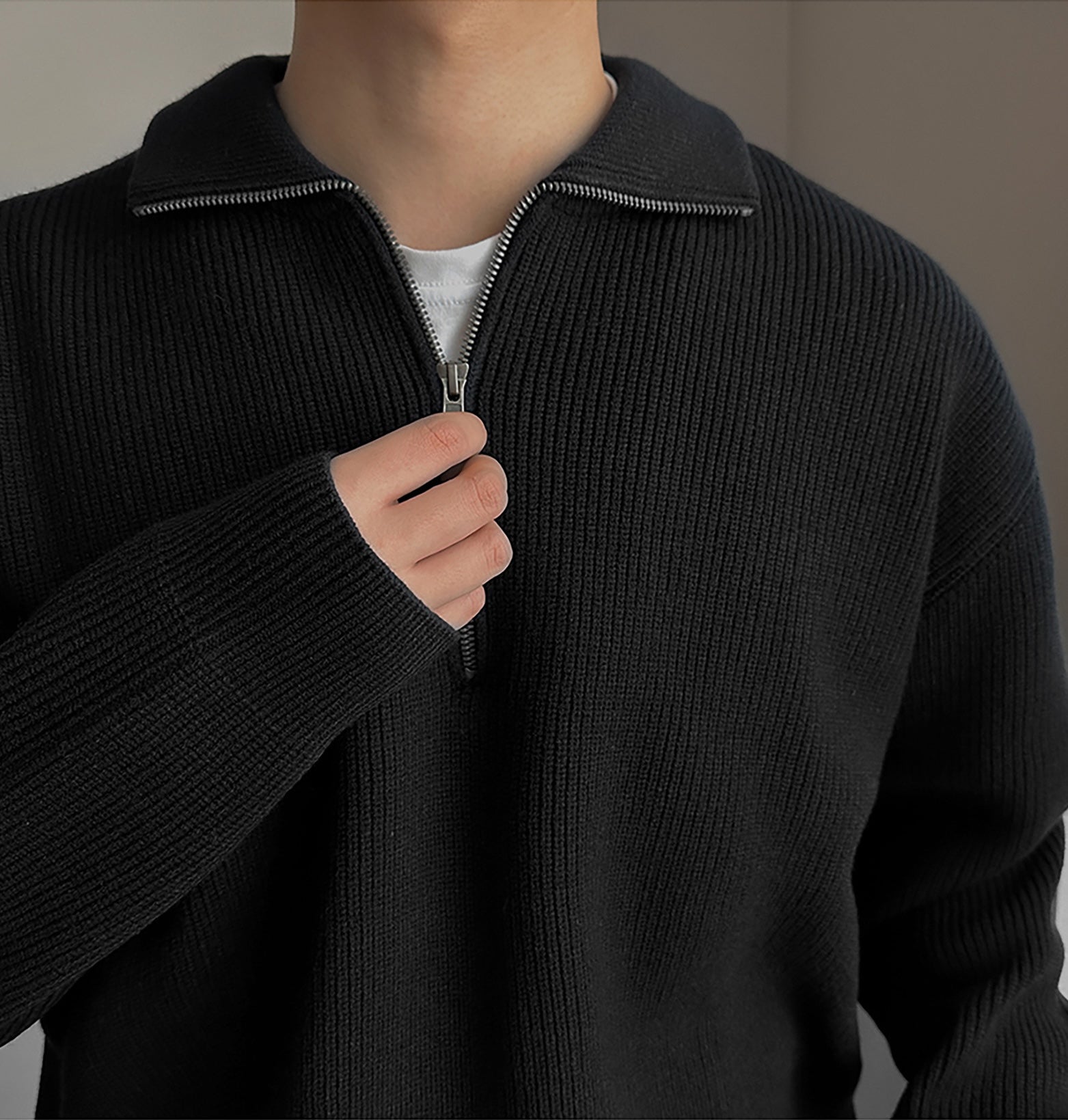 Capri Quarter Zip Sweater