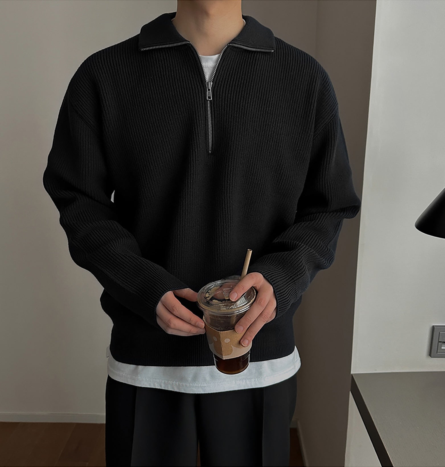 Capri Quarter Zip Sweater