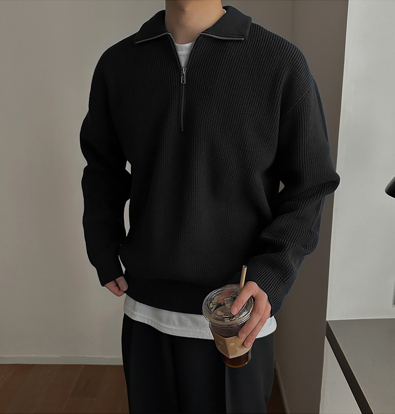 Capri Quarter Zip Sweater