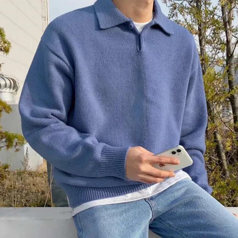 Dante Button Polo Sweater