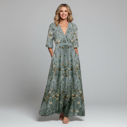 Alexa | Women’s Floral Maxi Dress