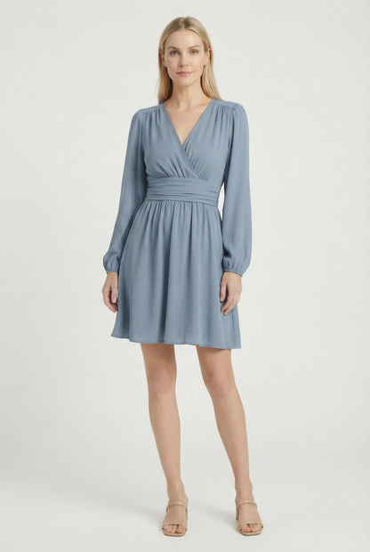 Women's Lightweight Pleated Midi Dress