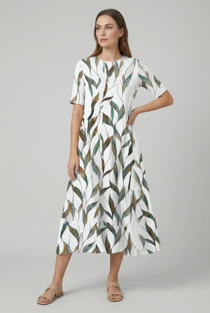 Women's Floral Summer Midi Dress