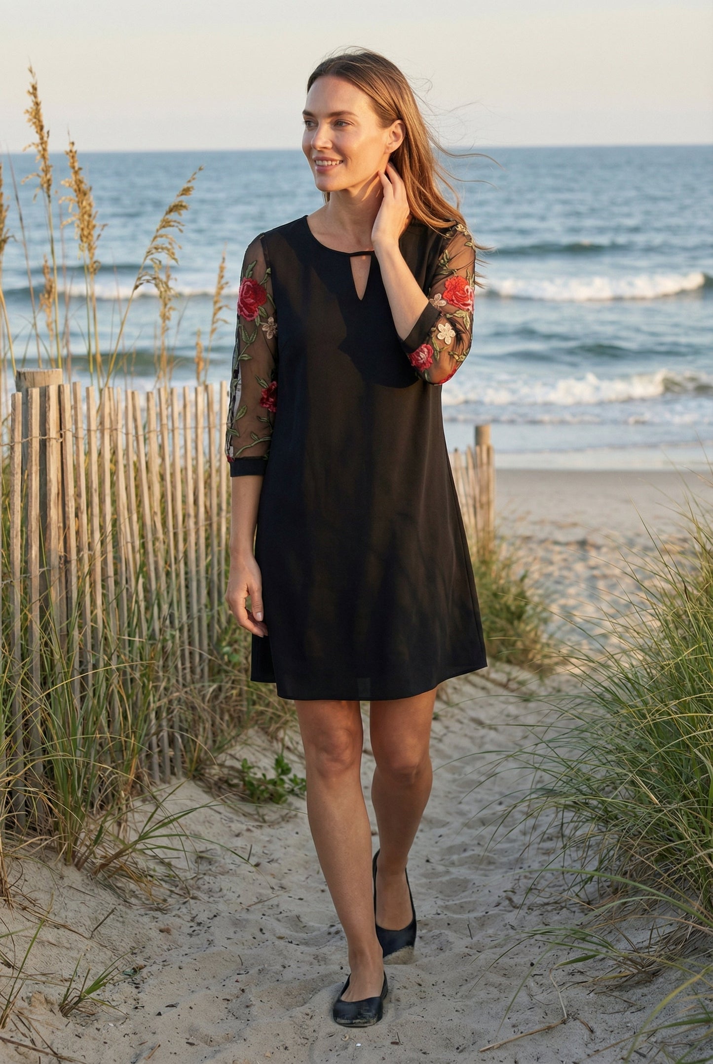 Women's Lightweight Elegant Mini Dress - Casual Summer Wear