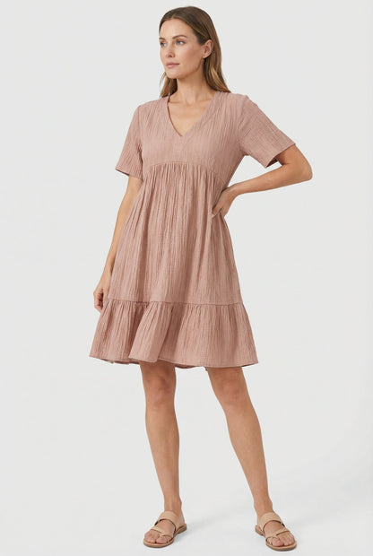 Women's Flattering Fit Summer Mini Dress