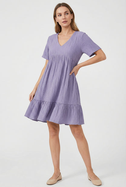 Women's Flattering Fit Summer Mini Dress
