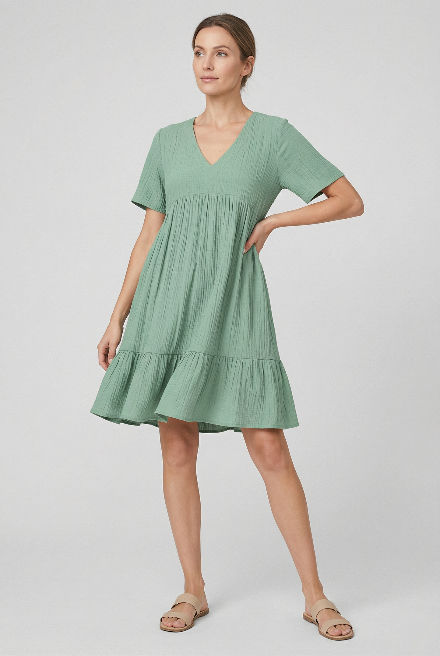 Women's Flattering Fit Summer Mini Dress