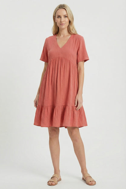Women's Flattering Fit Summer Mini Dress
