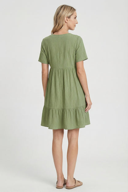 Women's Flattering Fit Summer Mini Dress