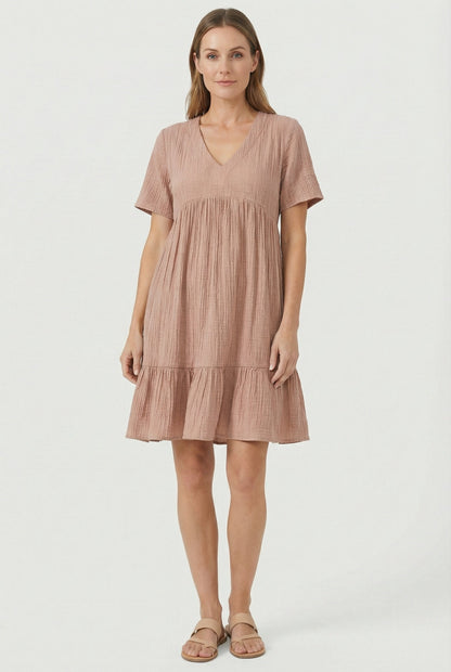 Women's Flattering Fit Summer Mini Dress
