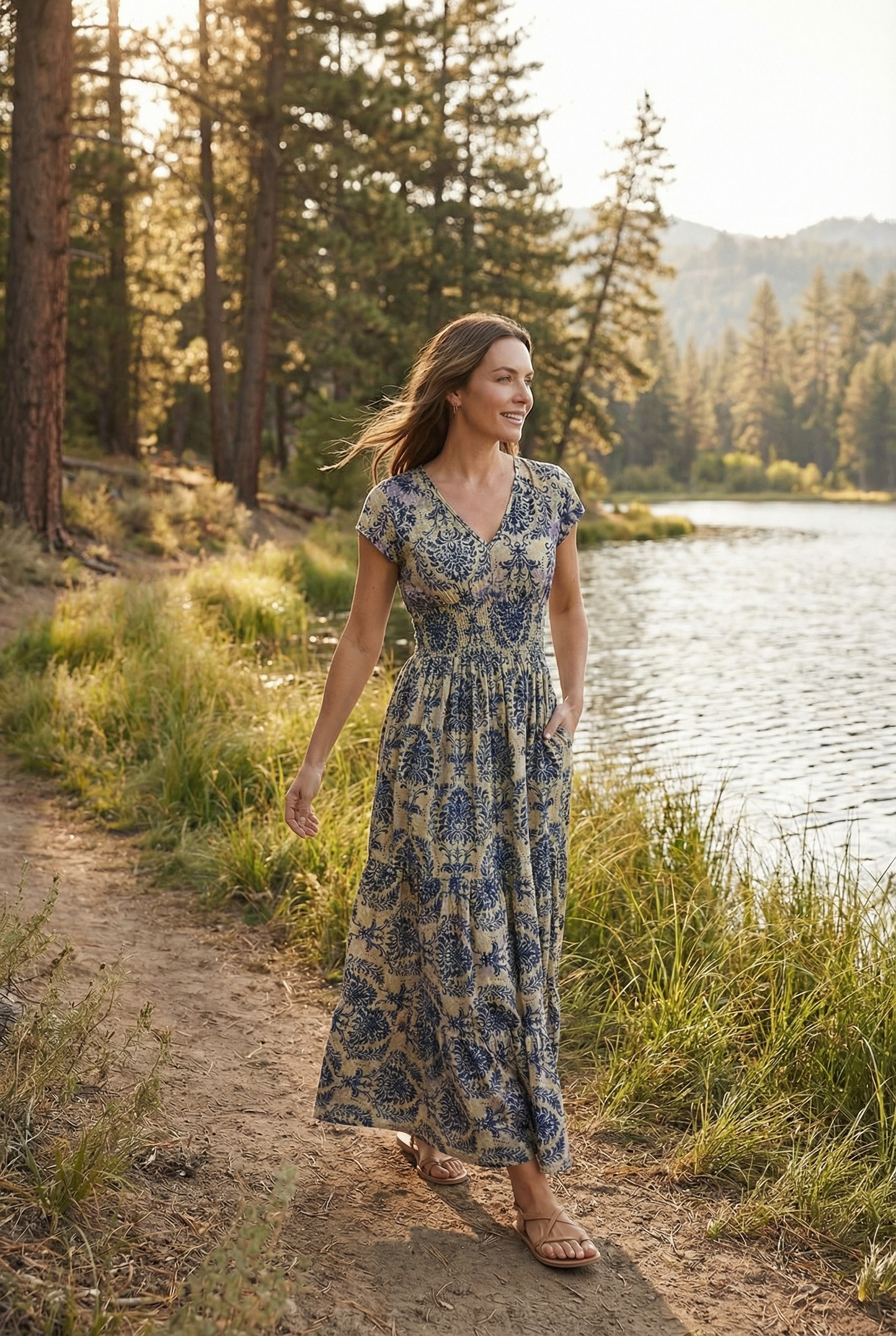 Women's Lightweight Casual Summer Maxi Dress