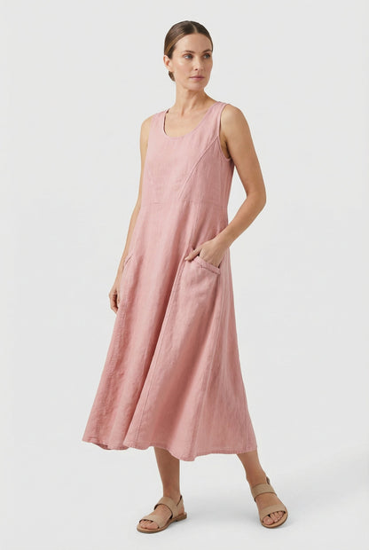 Women's Summer Lightweight Casual Midi Dress