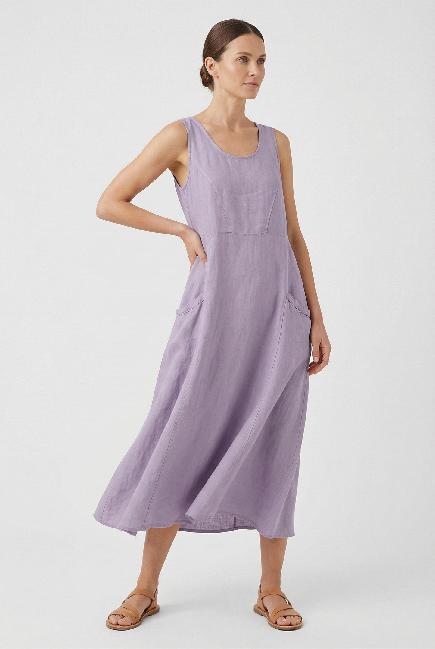 Women's Summer Lightweight Casual Midi Dress
