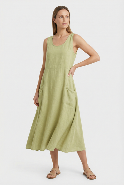 Women's Summer Lightweight Casual Midi Dress