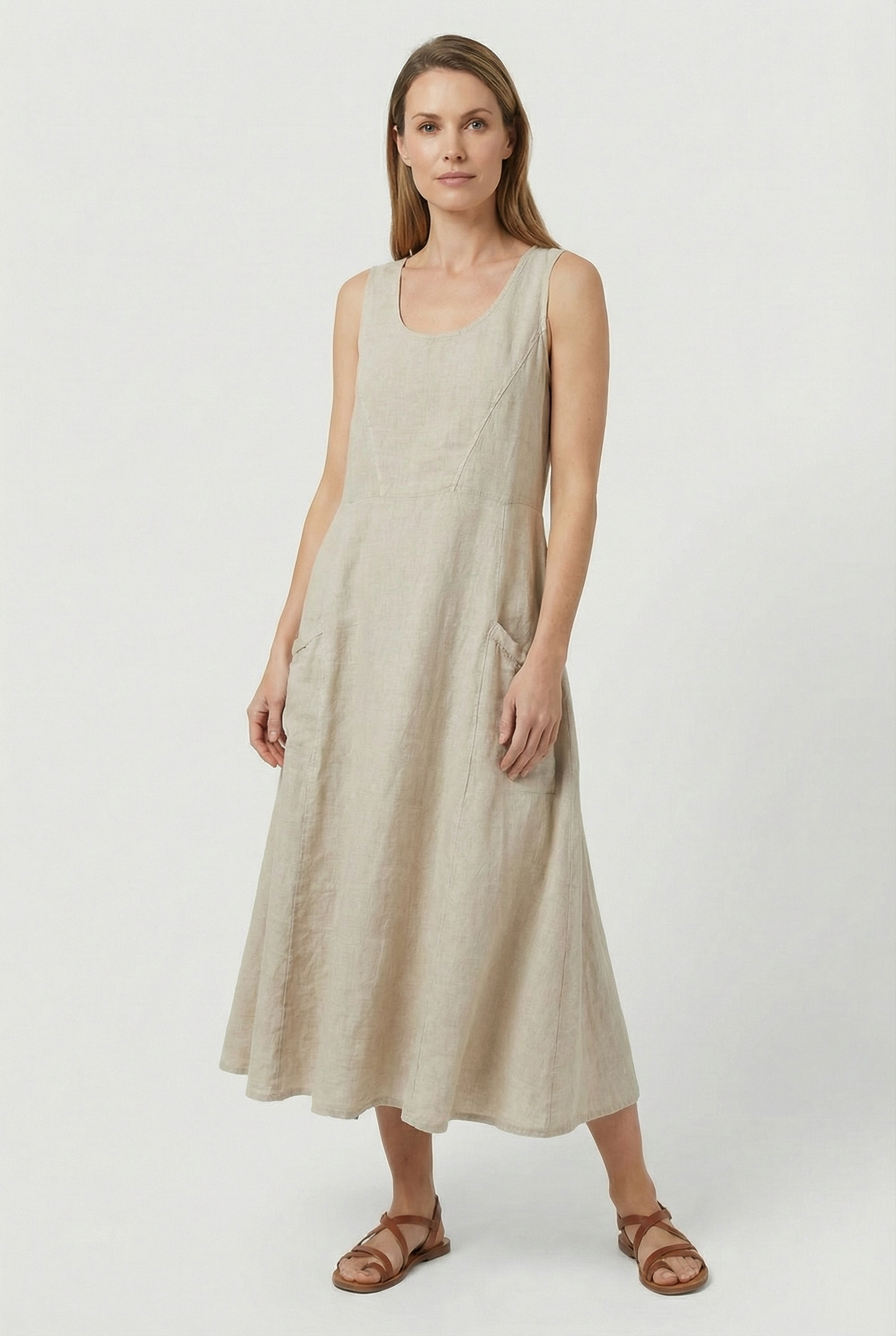 Women's Summer Lightweight Casual Midi Dress