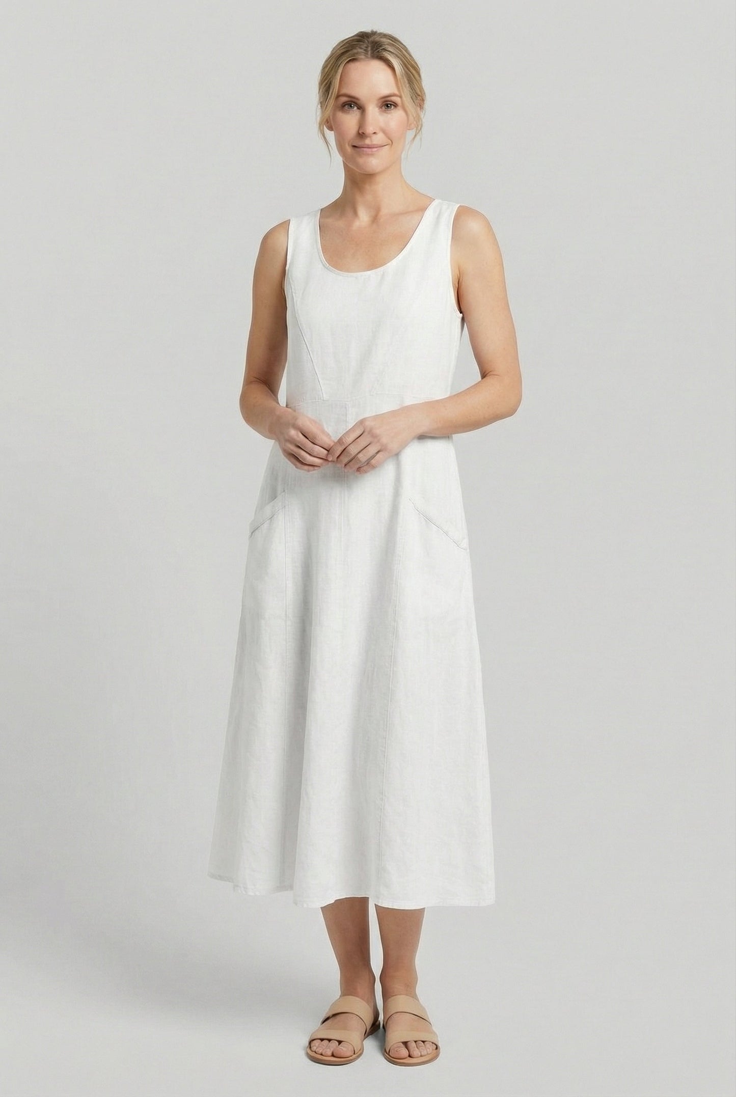 Women's Summer Lightweight Casual Midi Dress