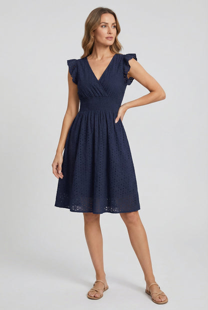 Women's A-Line Casual Summer Midi Dress