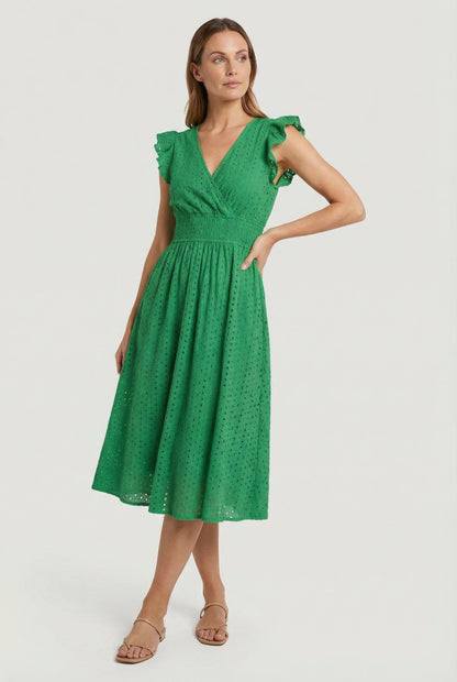 Women's A-Line Casual Summer Midi Dress