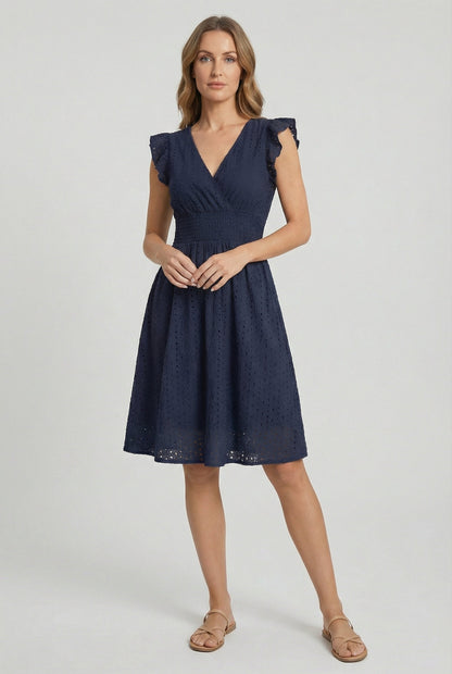 Women's A-Line Casual Summer Midi Dress