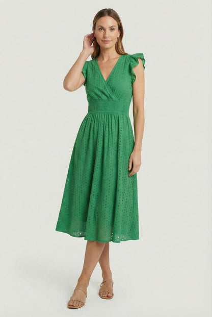Women's A-Line Casual Summer Midi Dress